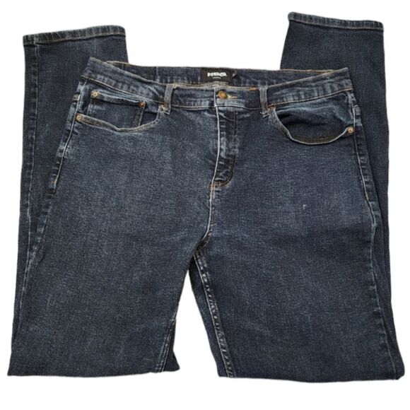RSQ Mens Jeans Size 36X34 Blue Relaxed Taper 5 Pocket Denim Jeans - Picture 1 of 4